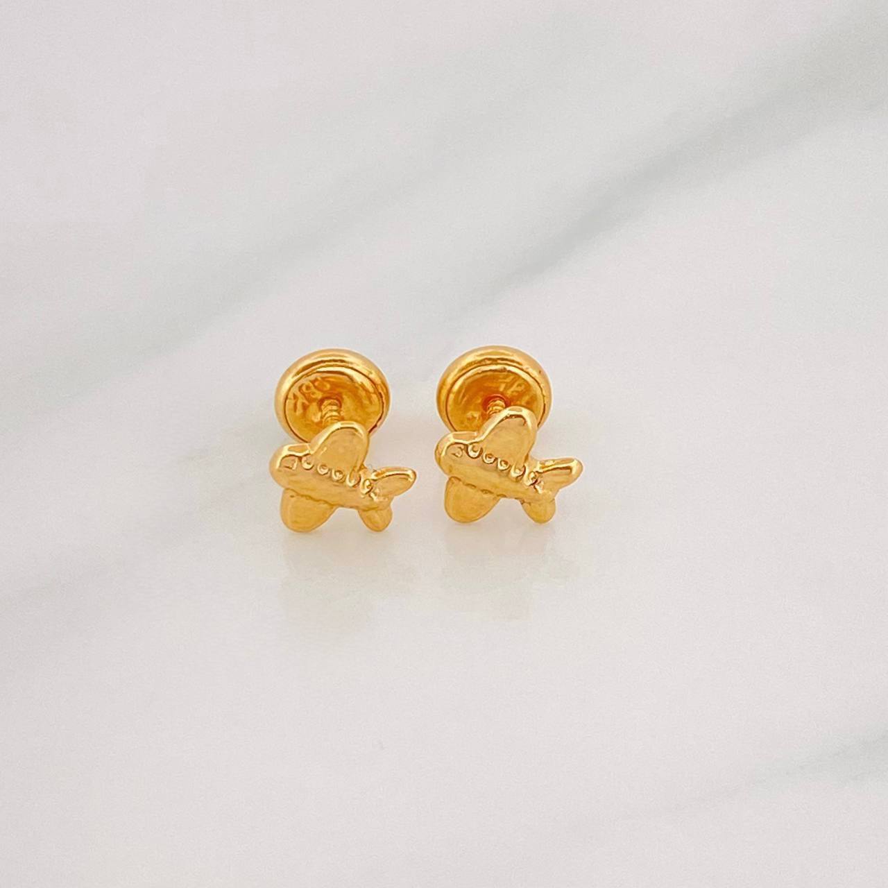Topos Avion 0.65g / 7.15mm Oro Amarillo 18K