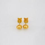 Topos Oso 0.85g / 3.8mm Oro Amarillo 18K