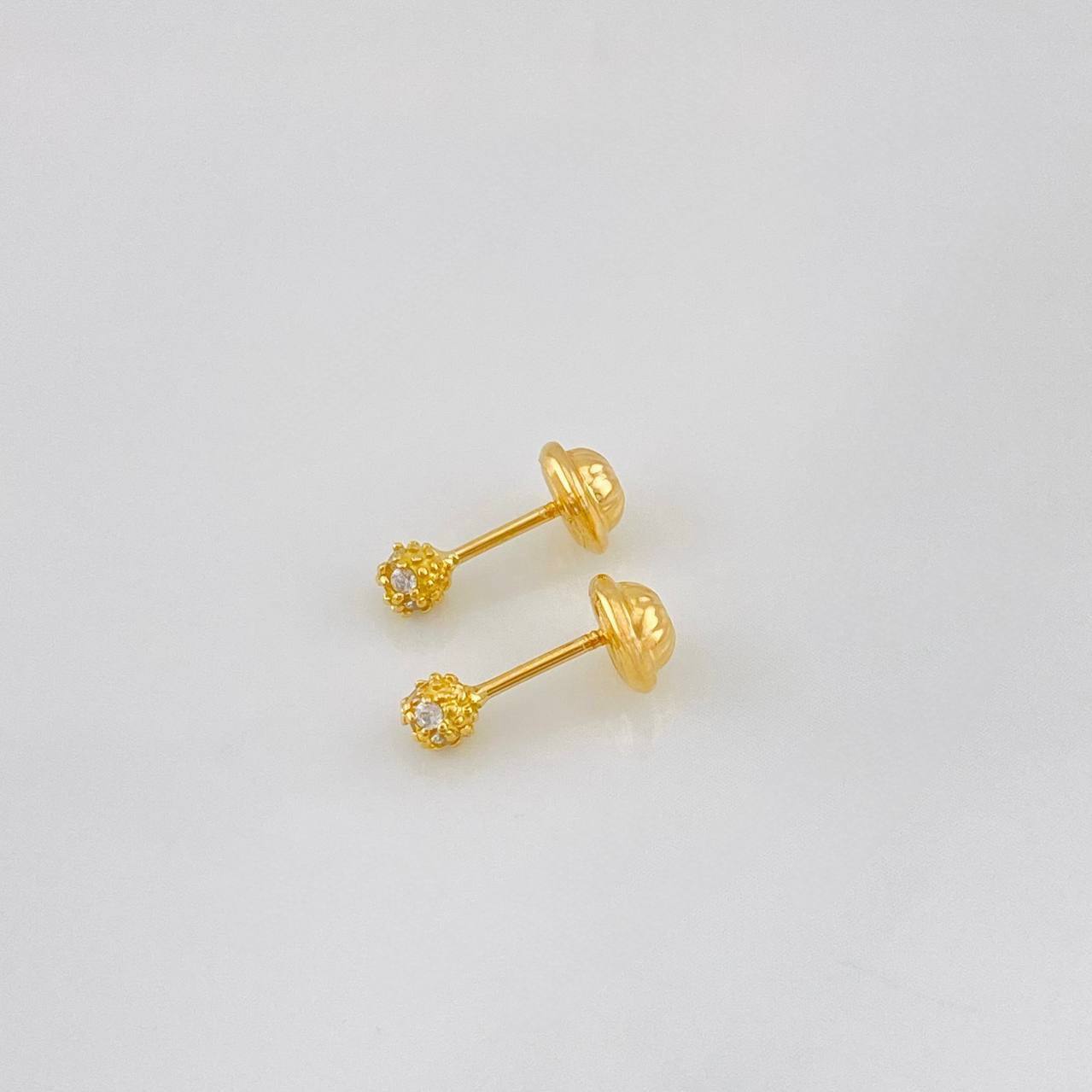 Topos Bolas Doradas 0.75g / 3.3mm Oro Amarillo 18K