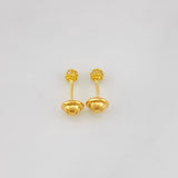 Topos Bolas Doradas 0.75g / 3.3mm Oro Amarillo 18K