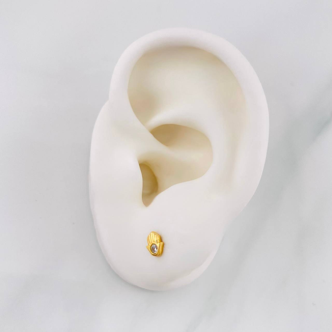 Topos Mano Hamsa 0.75g / 4.36mm Oro Amarillo 18K