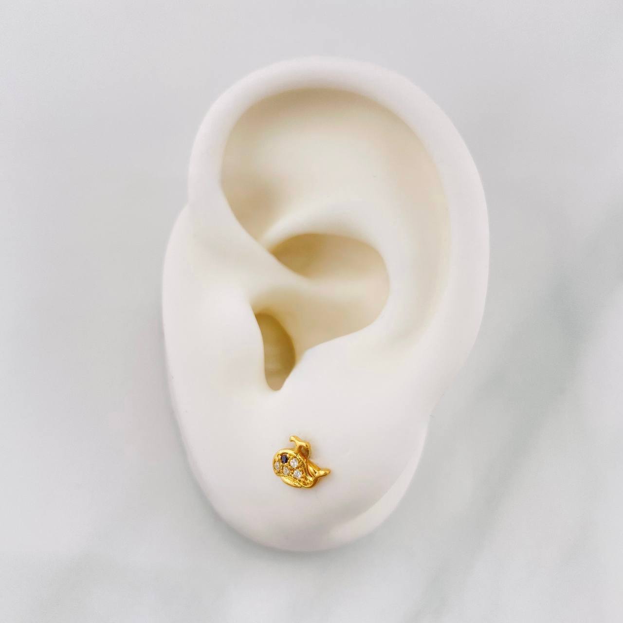 Topos Ballena 0.8g / 5.94mm Oro Amarillo 18K