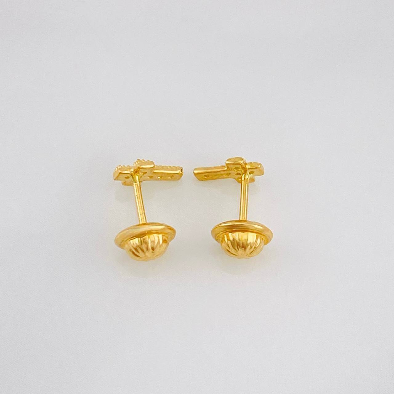 Topos Cruz 0.65g / 6.53mm Oro Amarillo 18K