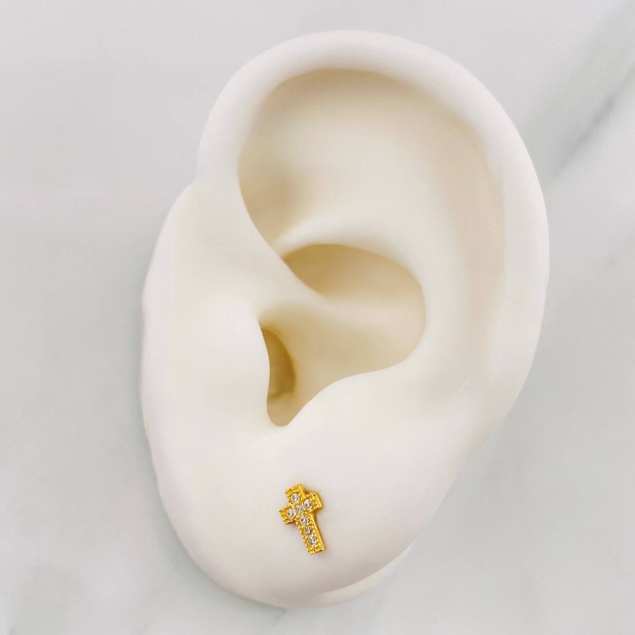 Topos Cruz 0.75g / 4.57mm Oro Amarillo 18K