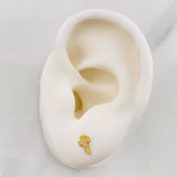 Topos Cruz 0.65g / 6.53mm Oro Amarillo 18K