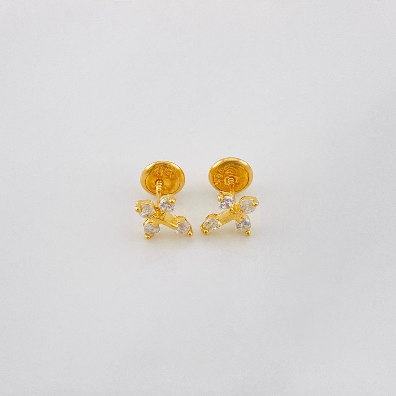 Topos Cruz 1g / 6.53mm Oro Amarillo 18K