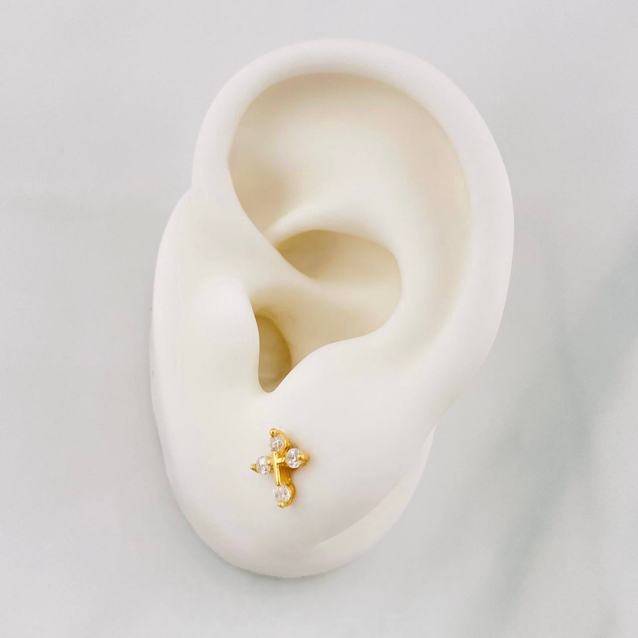 Topos Cruz 1g / 6.53mm Oro Amarillo 18K