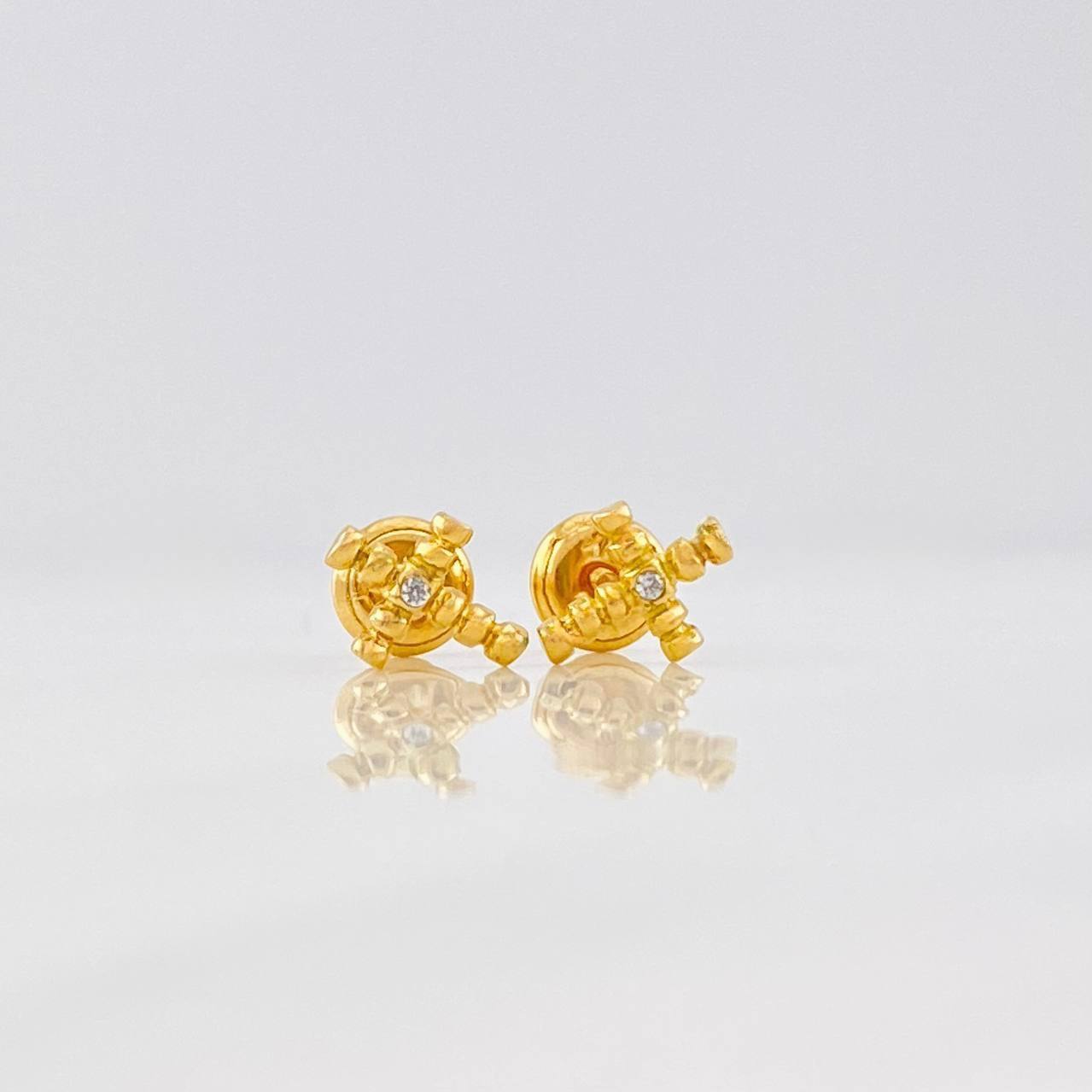 Topos Cruz 0.9g / 6.52mm Oro Amarillo 18K
