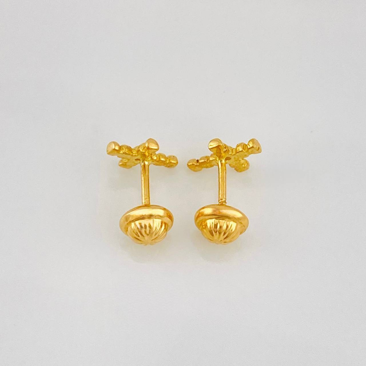 Topos Cruz 0.9g / 6.52mm Oro Amarillo 18K