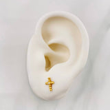 Topos Cruz 0.9g / 6.52mm Oro Amarillo 18K