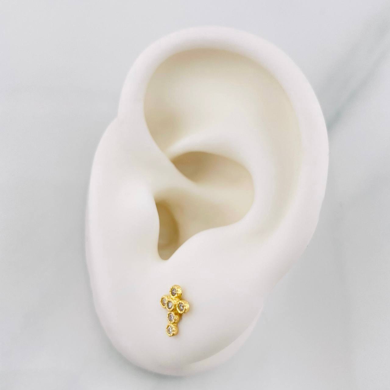 Topos Cruz 0.95g / 5.77mm Oro Amarillo 18K