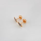 Topos Gato 0.7g / 7.46mm Oro Rosa 18K