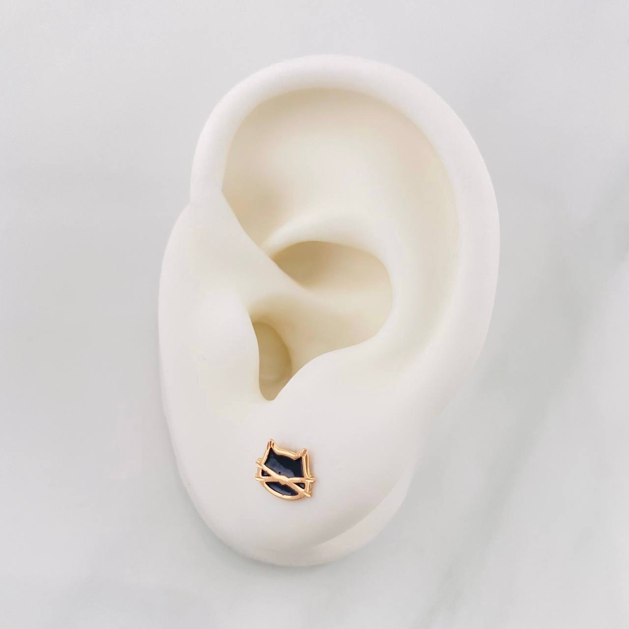 Topos Gato 0.7g / 7.46mm Oro Rosa 18K
