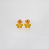Topos Flor 0.65g / 7.54mm Oro Rosa 18K