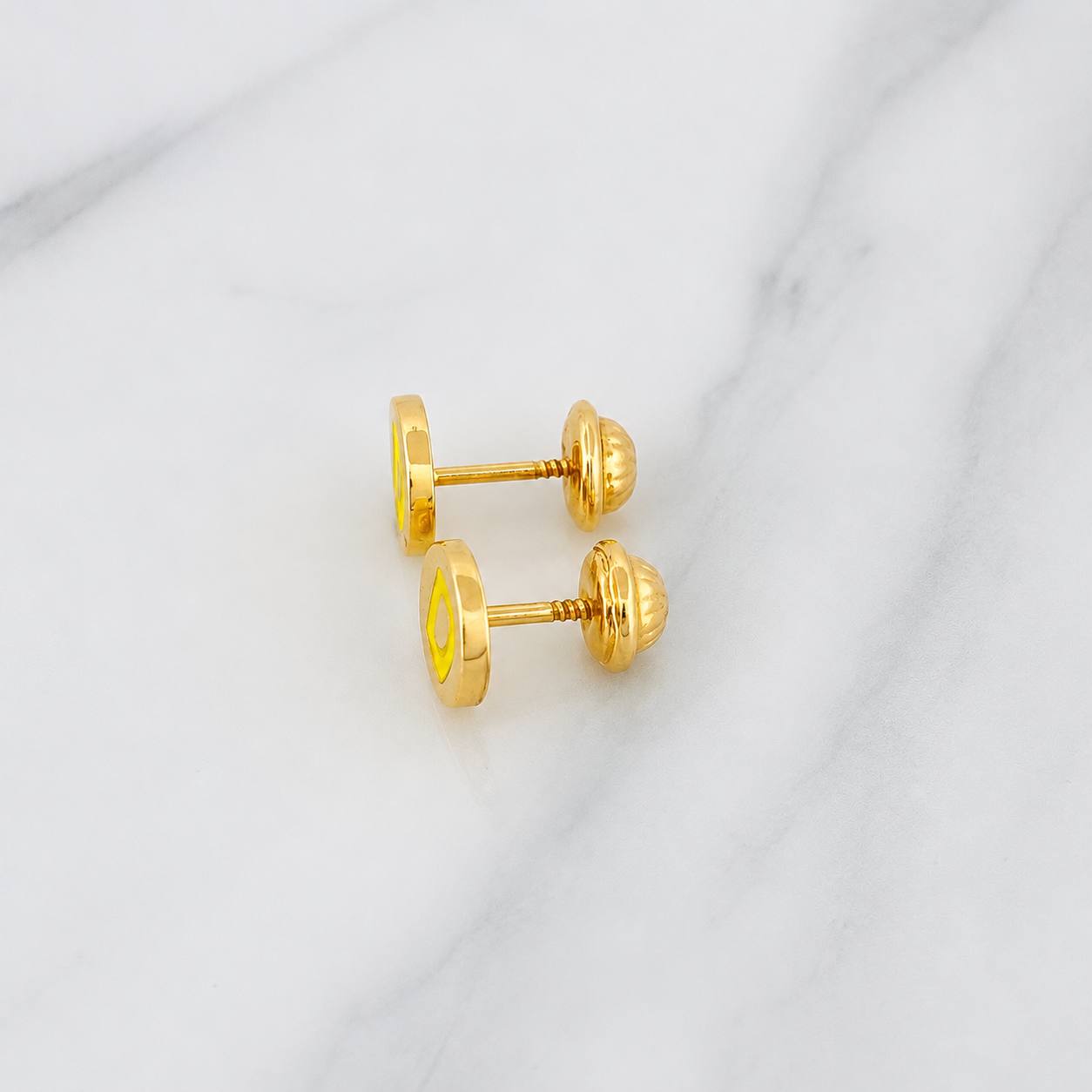 Topos Letra D 1.05g / 7.15mm Oro Amarillo 18K