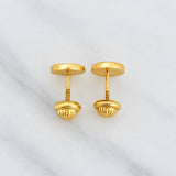 Topos Letra D 1.05g / 7.15mm Oro Amarillo 18K