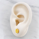 Topos Letra D 1.05g / 7.15mm Oro Amarillo 18K