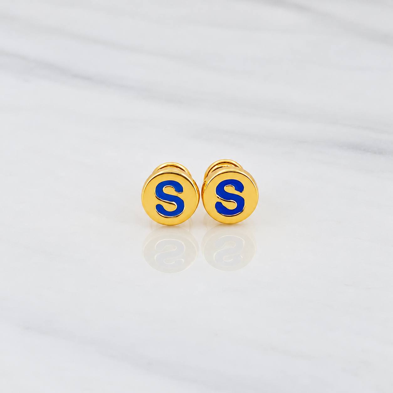 Topos Letra S 1.05g / 7.05mm Oro Amarillo 18K