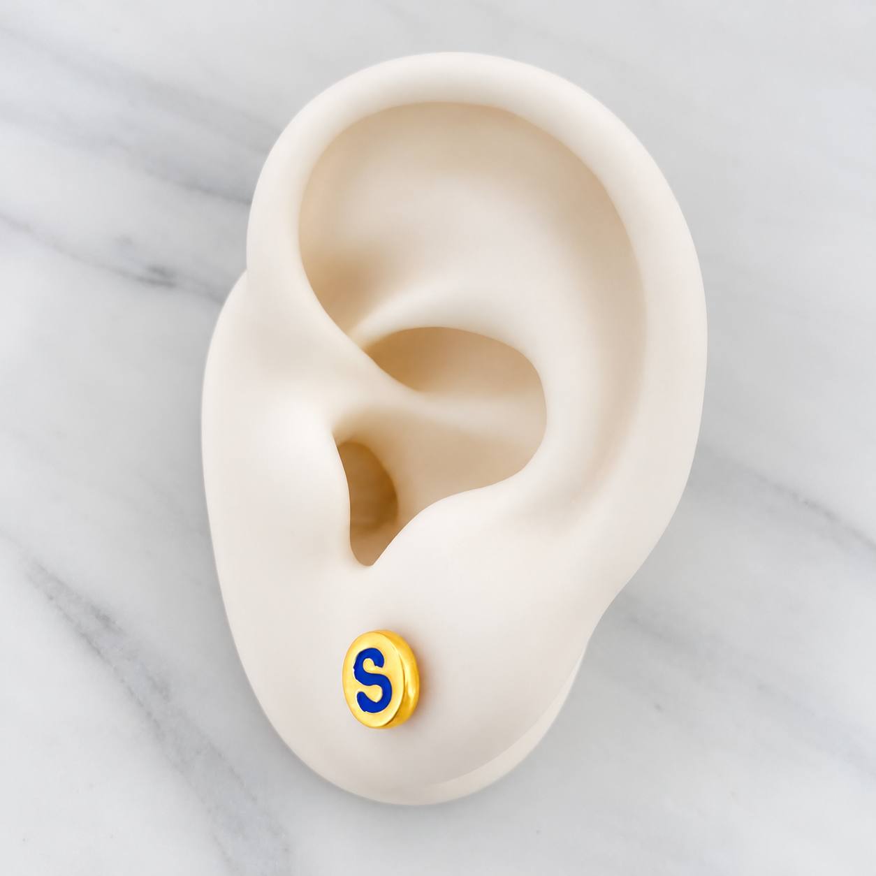 Topos Letra S 1.05g / 7.05mm Oro Amarillo 18K