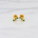 Topos Hojas 0.75g / 8.05mm Oro Amarillo 18K