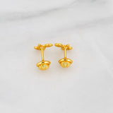 Topos Hojas 0.75g / 8.05mm Oro Amarillo 18K