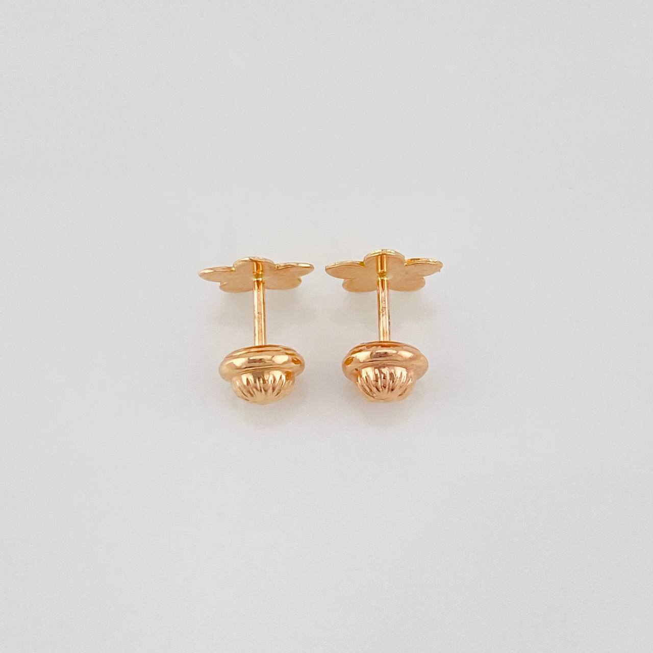 Topos Flor 0.65g / 7.54mm Oro Rosa 18K