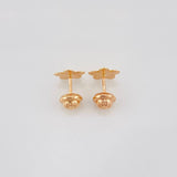 Topos Flor 0.65g / 7.54mm Oro Rosa 18K