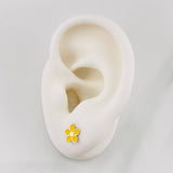 Topos Flor 0.65g / 7.54mm Oro Rosa 18K