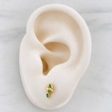 Topos Hojas 0.75g / 8.05mm Oro Amarillo 18K