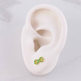 Topos Infinito Esmeraldas 14pts 1.2g / 4.4mm Oro Amarillo 18K
