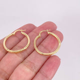 Candongas Arly 1.75g / 2.6cm Oro Amarillo 18K