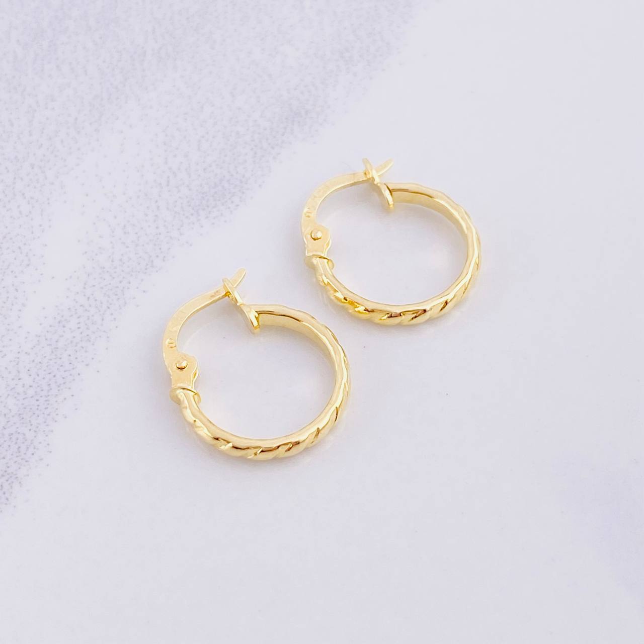 Candongas Gaby 0.9g / 1.5cm Oro Amarillo 18K