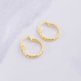 Candongas Aby 0.9g / 1.5cm Oro Amarillo 18K