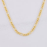 Cadena Figaro 2.7g / 60cm / 2.6mm Oro Amarillo 18K