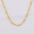 Cadena Figaro 2.7g / 60cm / 2.5mm Oro Amarillo 18K