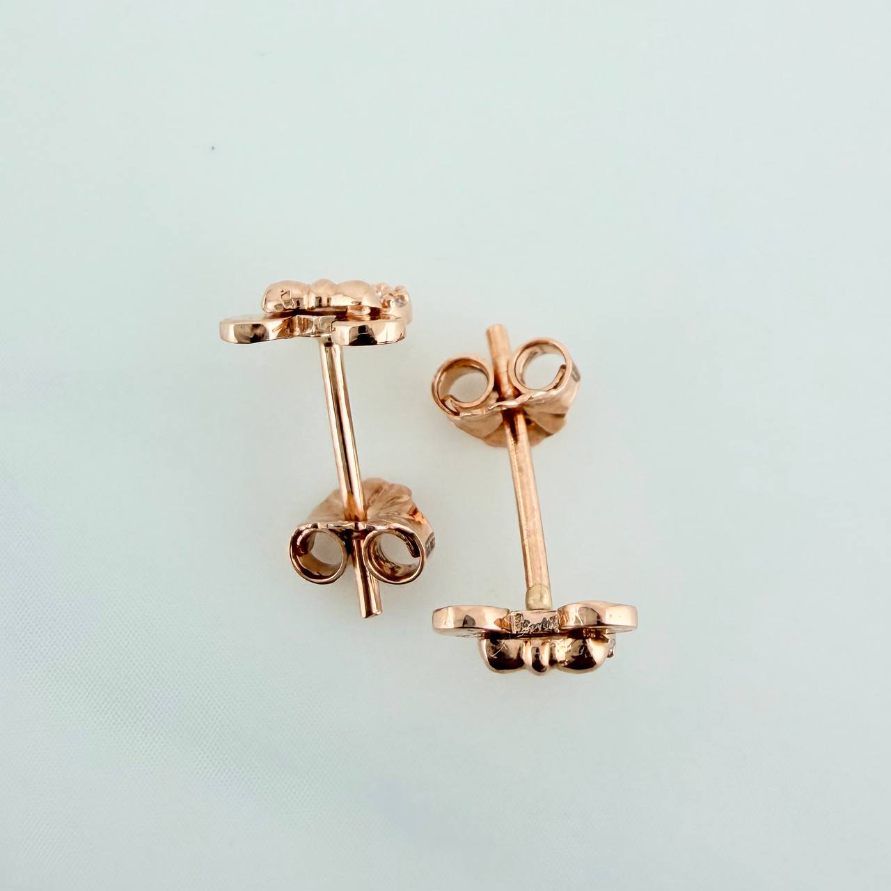 Topos Silueta Ratona 1.2gr / 7.55mm Oro Rosa 18K %