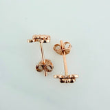 Topos Silueta Ratona 1.2gr / 7.55mm Oro Rosa 18K %
