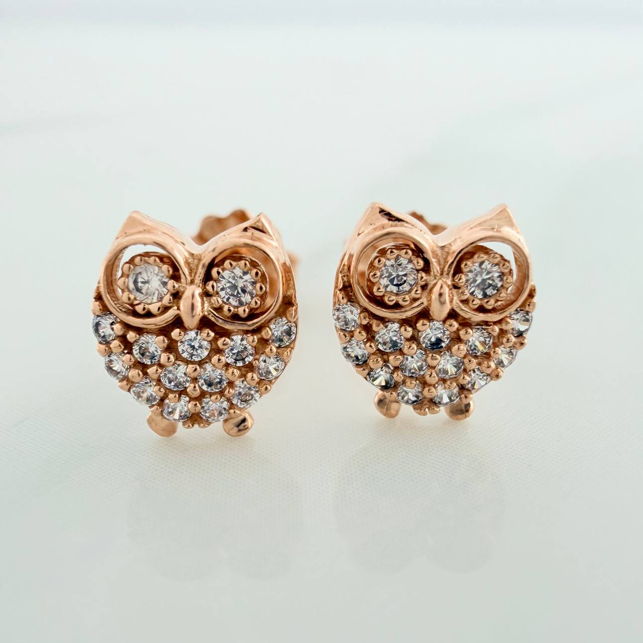 Topos Buho 1.4gr / 7.6mm Oro Rosa 18K %
