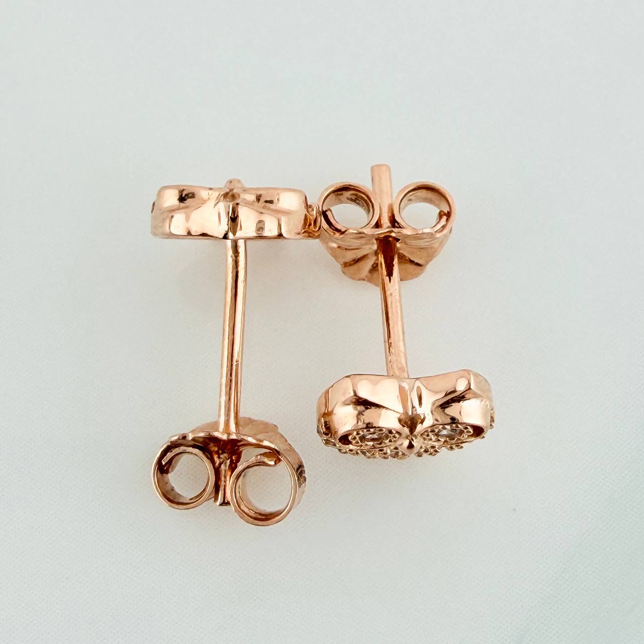 Topos Buho 1.4gr / 7.6mm Oro Rosa 18K %