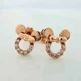 Topos Silueta Ratona 1.2gr / 7.55mm Oro Rosa 18K %