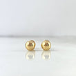 Topos Bola 0.75gr / 6mm Oro Amarillo