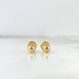 Topos Bola Lisa 0.45gr / 4mm Oro Amarillo 18K ©