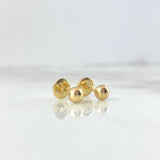 Topos Bola Lisa 0.45gr / 4mm Oro Amarillo 18K ©