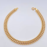 Pulso Sedusa 3.6gr / 19.5cm / 6mm Oro Amarillo +3 18K &