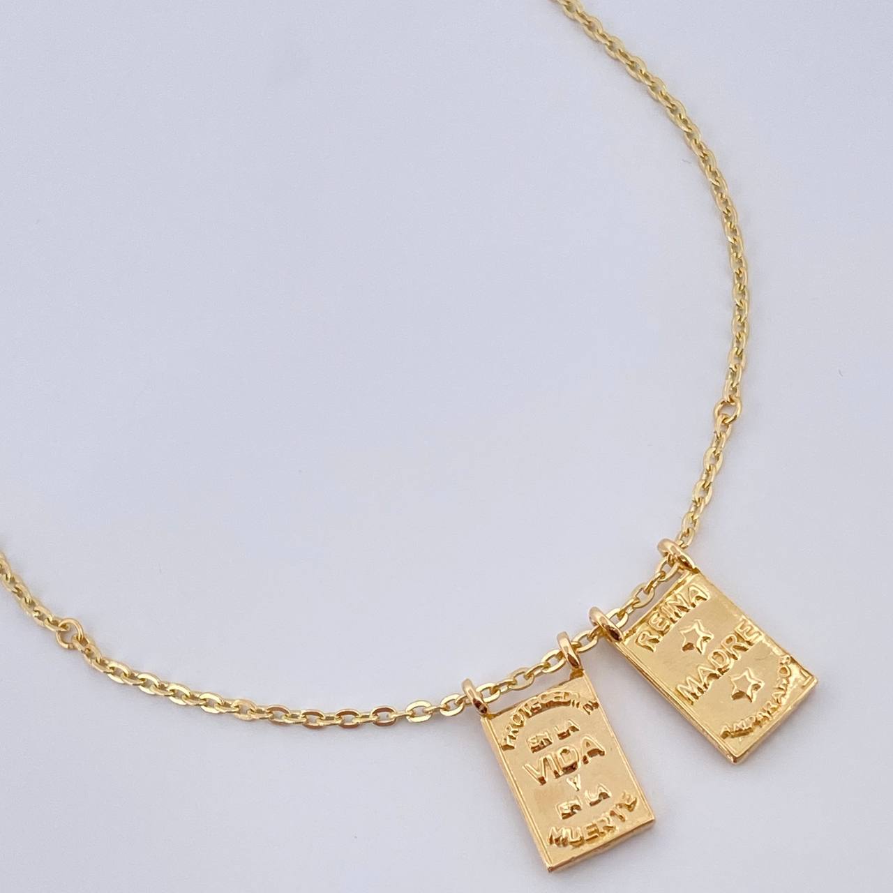 Cadena Escapulario Aro Seguido 5.15gr / 42.5cm / 1.5mm Oro Amarillo 18K &