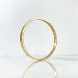 Pulso Aro Tornillo 12.05gr / 19cm / 4.4mm Hexagono Circones Blancos Oro Amarillo