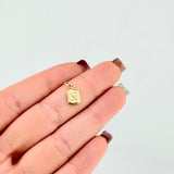 Dije Letra N 0.35g / 1.5cm Oro Amarillo 18K