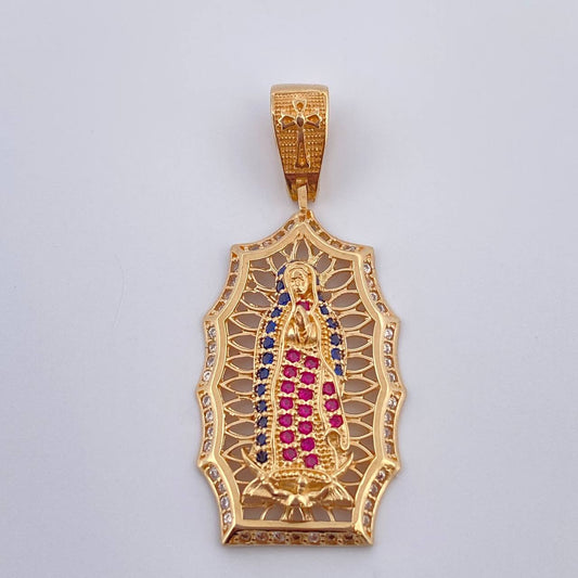 Dije Virgen Guadalupe 4.4gr / 3.7cm / Oro Amarillo 18K %
