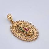 Dije Virgen Guadalupe 4.35gr / 3.4cm / Oro Amarillo 18K %