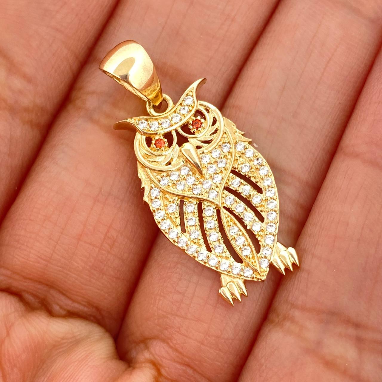Dije Buho 3.1gr / 3cm / Oro Amarillo 18K %
